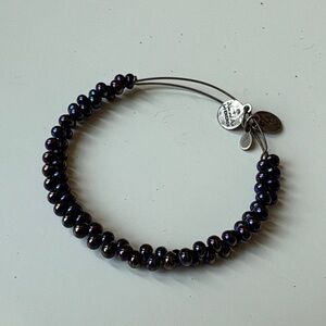 Alex and Ani Blue/Purple Beaded bracelet